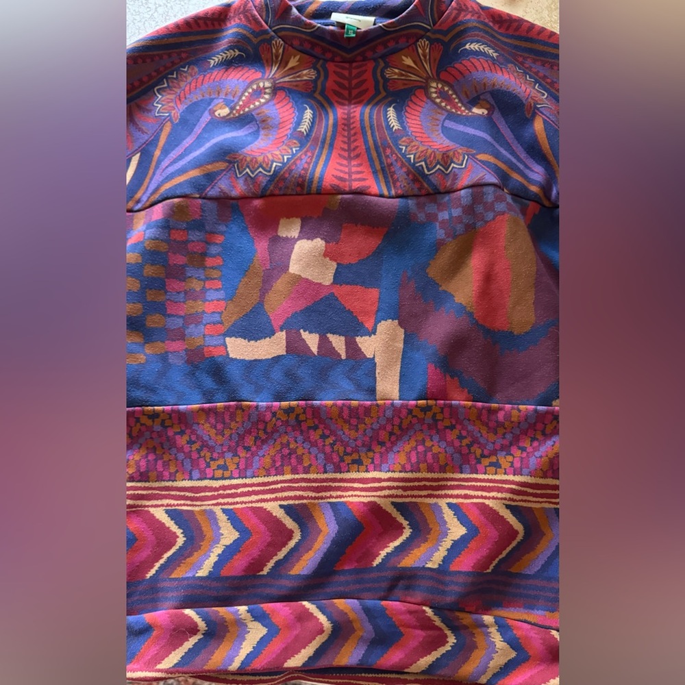 FARM Rio Multicolor Abstract Patterned Sweater - Picture 9 of 10